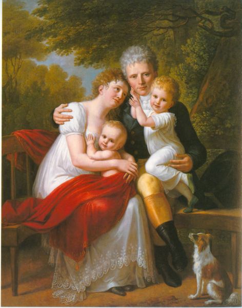 عائلة زيبلين. لوحة القرن التاسع عشر. من ويكيبيديا