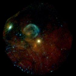 הסופרנובה SN1987A כפי שצולמה על ידי ניוטון