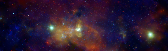 The center of the galaxy, photo: Chandra Space Telescope