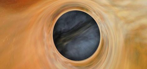 חור שחור בשביל החלב. מתוך הסרט 'קץ היקום. באדיבות ערוץ נשיונל גיאוגרפיק