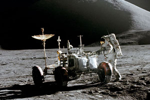 רכב הירח במשימת אפולו 15. (מקור:נאסא)