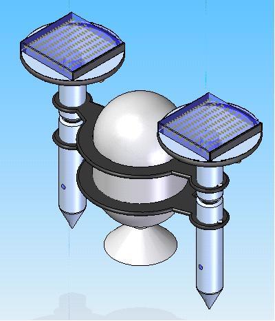 A system for deflecting a near-Earth asteroid