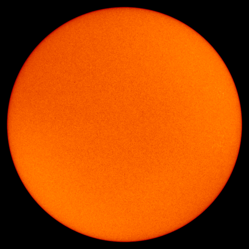 השמש ללא אף כתם, 27 באפריל 2008. צילום: נאס