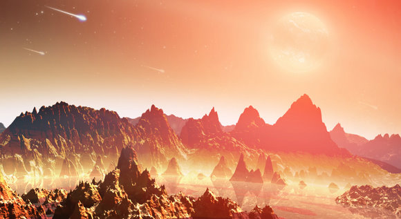 تصور فني لكوكب شاب افتراضي يدور حول نجم بارد. الصورة: مختبر الدفع النفاث