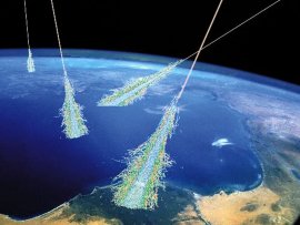 cosmic rays. Imaging – Simon Savardi, University of Chicago and NASA