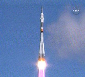 The launch from Baikonur of the 18th crew and space tourist Garriott. From the NASA website