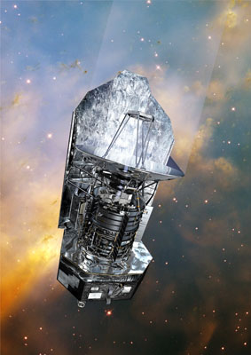 Illustration of the Herschel Space Telescope. Source: European Space Agency.