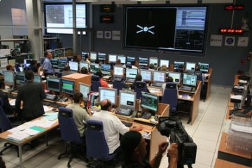 Jules Verne's control room in France during the separation from the space station. Photo: European Space Agency