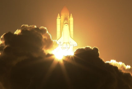 Launch of the space shuttle Endeavour, Cape Canaveral