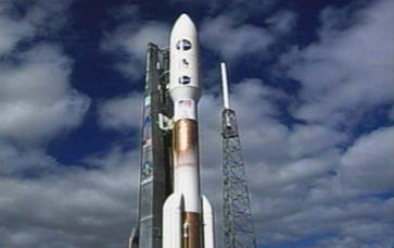 New Horizons on the launch pad, January 2006