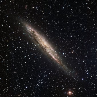 Galaxy NGC-4945. Photo: European Southern Telescope