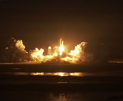 שיגור מעבורת החלל דיסקברי 16 במארס 2009, שעה מקומית 19:43 ביום ראשון, 01:43 ביום שני שעון ישראל