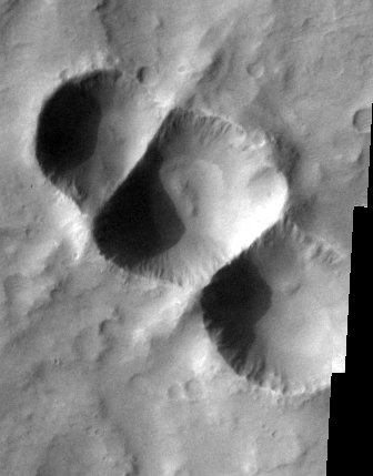 שלישית מכתשים על מאדים