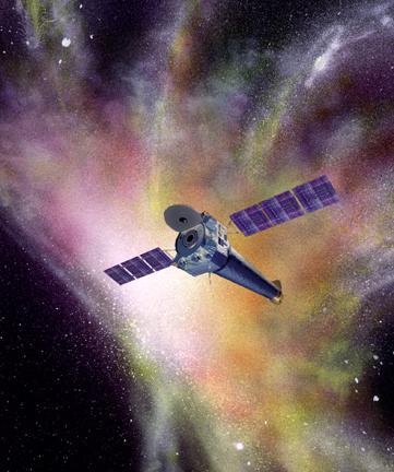 איור של טלסקופ החלל Chandra ששוגר בשנת 1999. גדולתו ביכולתו למדוד ספקטרום X-ray ברזולוציה גבוהה מכל מכשיר אחר. קרדיט לצילומים: נאסא איור של טלסקופ החלל Chandra ששוגר בשנת 1999. גדולתו ביכולתו למדוד ספקטרום X-ray ברזולוציה גבוהה מכל מכשיר אחר. קרדיט לצילומים: נאסא