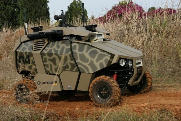 Guardium UGV - the Nachshon - an unmanned vehicle of the Genius company
