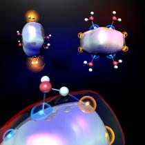 Aluminum clusters react with water to form hydrogen