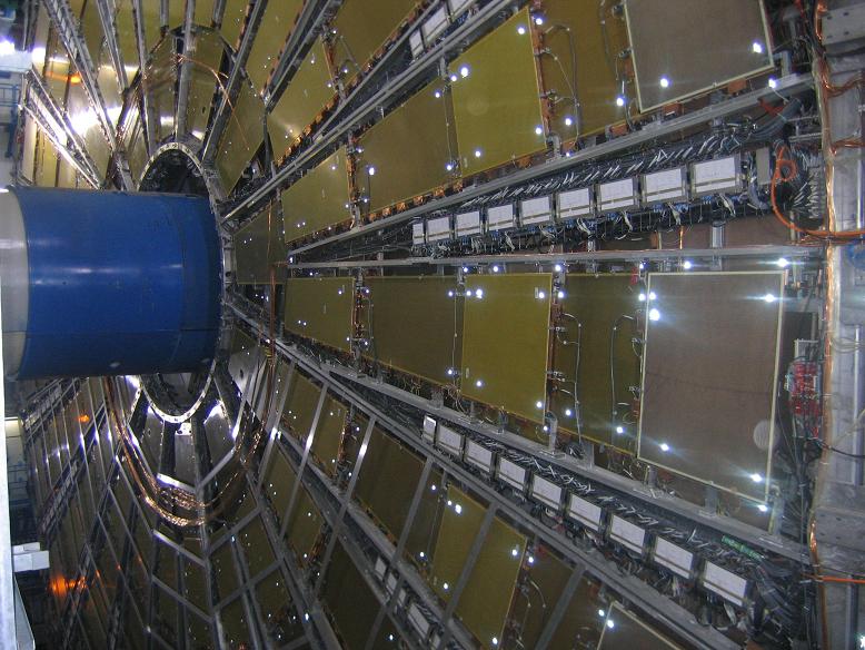 The Israeli detector in the Atlas facility. Photo: Avi Blizovsky