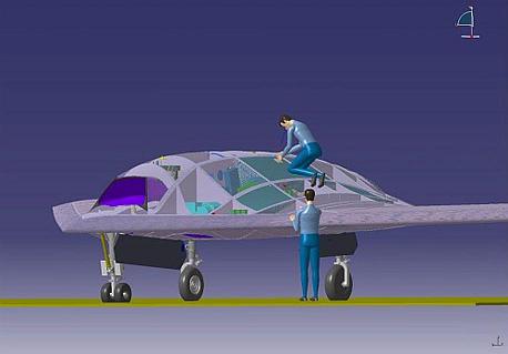 نموذج الطائرة بدون طيار العصبية