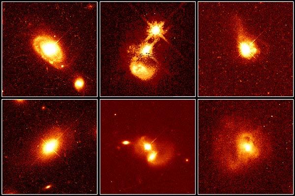 Quasars - ghost stars. Photo: Hubble Space Telescope/NASA