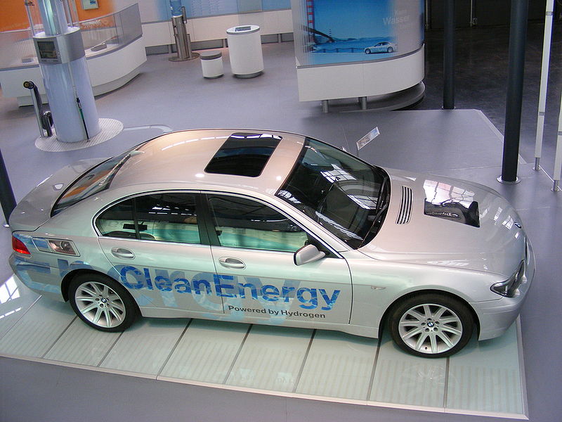 BMW hydrogen powered car. Photo from Wikimedia Commons
