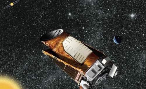 איור אמן של טלסקופ החלל קפלר שתוכנן לאתר כוכבי לכת מחוץ למערכת השמש. איור: נאס"א