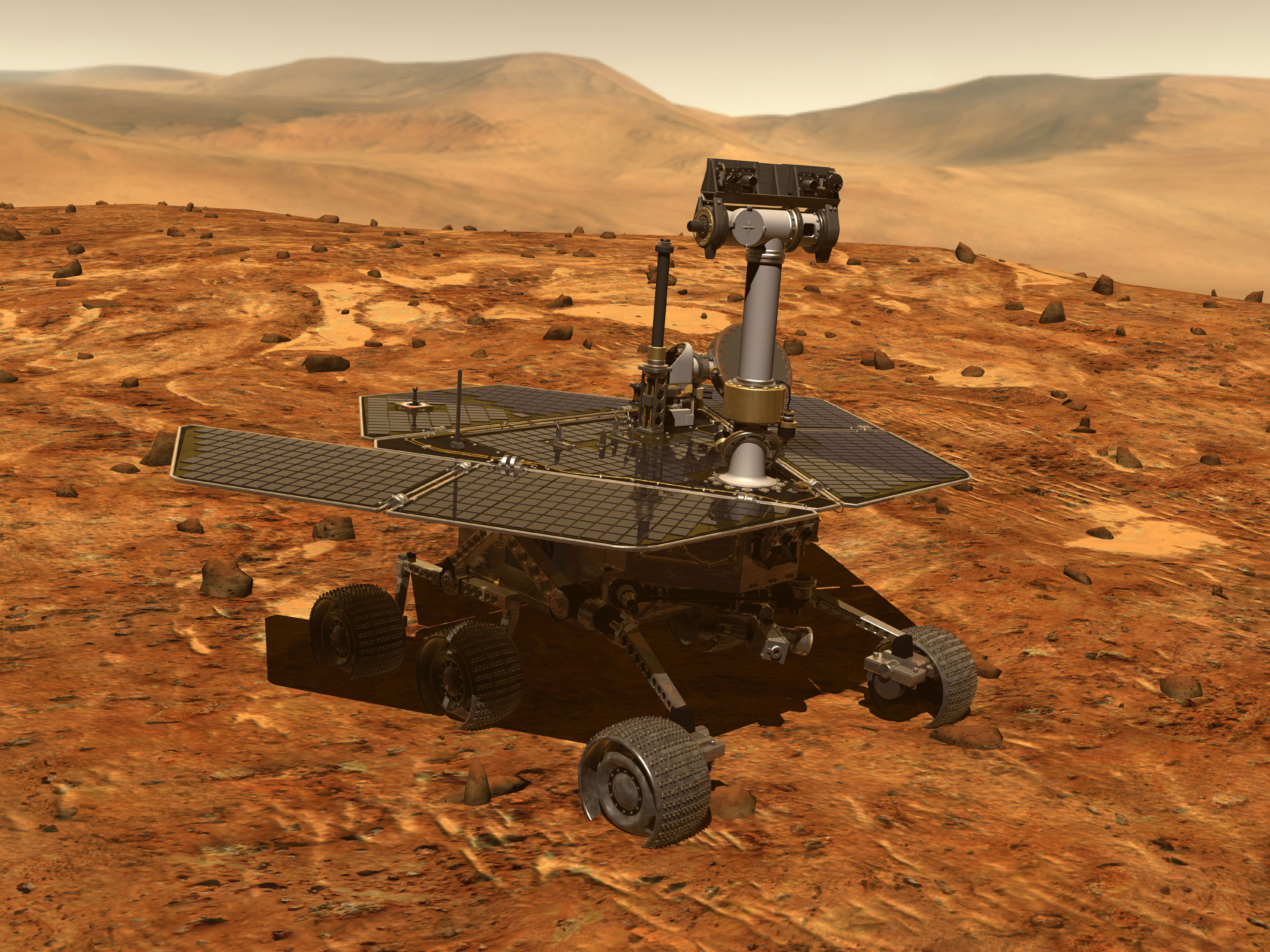 The Mars Spirit vehicle. Image: NASA