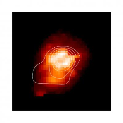 התפרצות עצומה בגלקסיה SMM J1237+6203