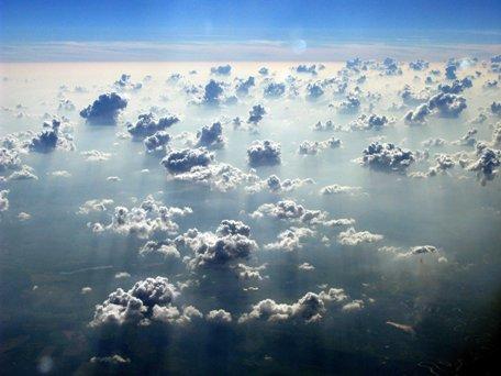 Clouds over Brazil. Photo: Ilan Koren, Weizmann Institute