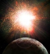 כוכב הלכת X שעלול לכאורה לפגוע בנו ב-2012. איור: universe today