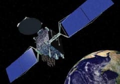תפיסת אמן של הלווין גלקסי 15 במסלול. איור: Orbital Sciences