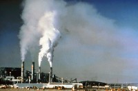 تلوث الهواء وانبعاثات الكربون، من ويكيبيديا.