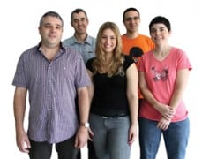 מימין:ד"ר יעל פיינשטיין-רוטקופף, יוסף קפלן, לירון גיבס-בר, ד"ר יוסי קליפא וד"ר אלי ארמה.