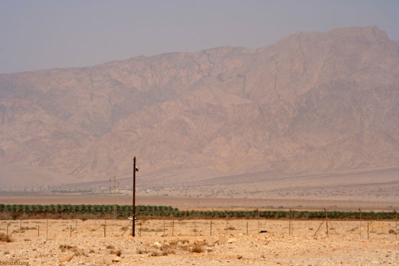 מבט מכביש הערבה באיזור אליפז. מתוך ויקיפדיה