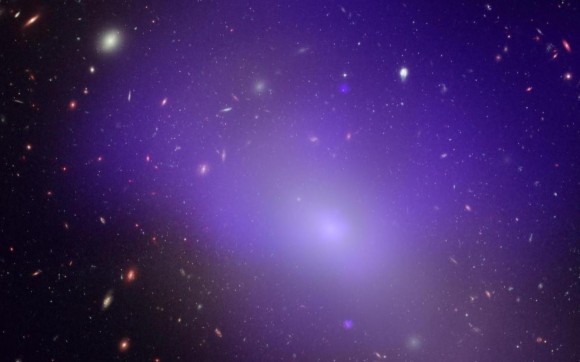 הגלקסיה המסתורית NGC_1132. צילום: טלסקופ החלל צ'אנדרה