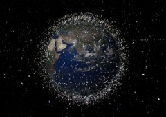 פסולת חלל במסלול נמוך סביב כדור הארץ. איור: סוכנות החלל האירופית ESA