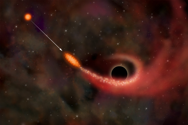 A growing black hole. Image: NASA