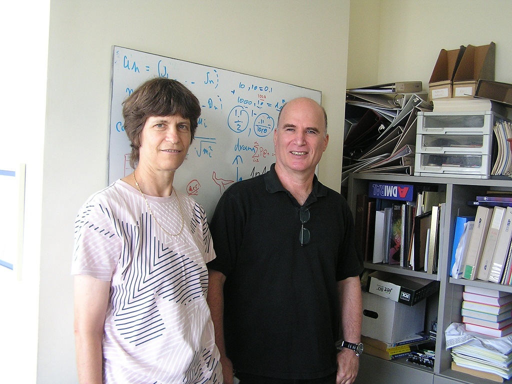דוד כרמל ודפנה שינוולד, חוקרים במעבדת המחקר של יבמ בחיפה