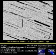 האסטרואיד 2011 CQ1. צילום: ג'ובאני סוסטרו וארנסטו גידו