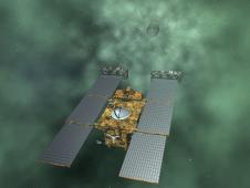 החללית סטארדאסט-נקסט מתקרבת לשביט טמפל 1. איור: נאס"א