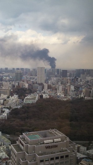 טוקיו, שעה קלה לאחר רעידת האדמה ב-11 במארס 2011. מתוך ויקיניוז
