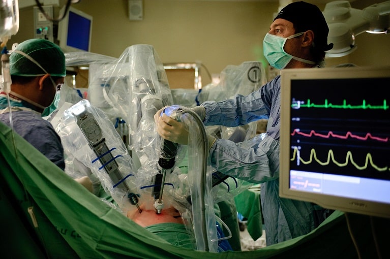 Robotic surgery at Rambam Hospital, 2011