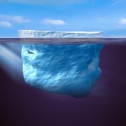 קרחון במים. הדמיה: ICE DREAM של דאסו סיסטמס