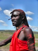 בן שבט המסאי בקניה. מתוך ויקיפדיה