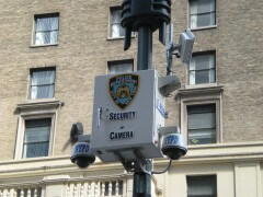 מצלמת אבטחה של משטרת ניו יורק