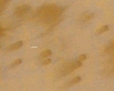 התמונה כפי שהיא נראית על גוגל מאדים לאחר עיבוד