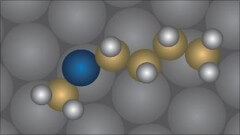 מולקולת בוטיל-מתיל-סולפיד, מנוע חשמלי. איור: אוניברסיטת טאפט