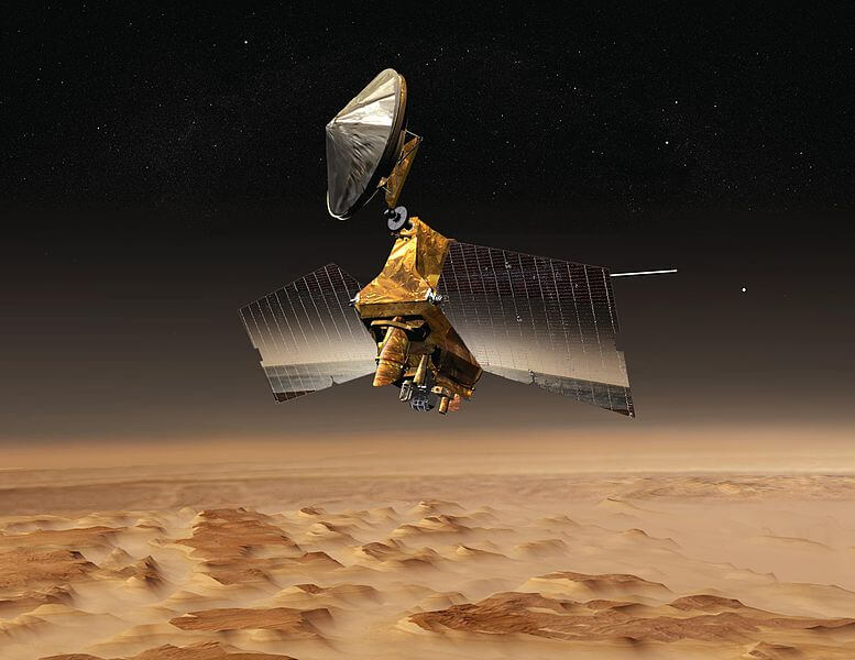 תפיסת אמן של MRO במסלול סביב מאדים