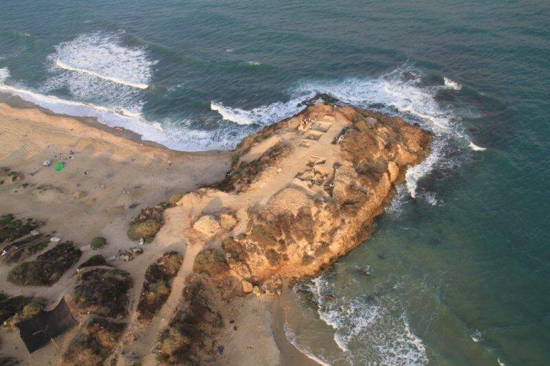 The excavation site in Yavne-Yam. Photo: Tel Aviv University