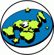 לוגו אגודת כדור הארץ השטוח. מתוך ויקיפדיה