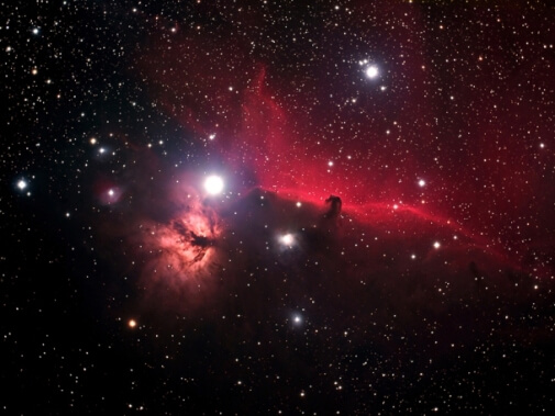 Horsehead Nebula. Photography: Eran Zagair. Courtesy of the Weizmann Institute
